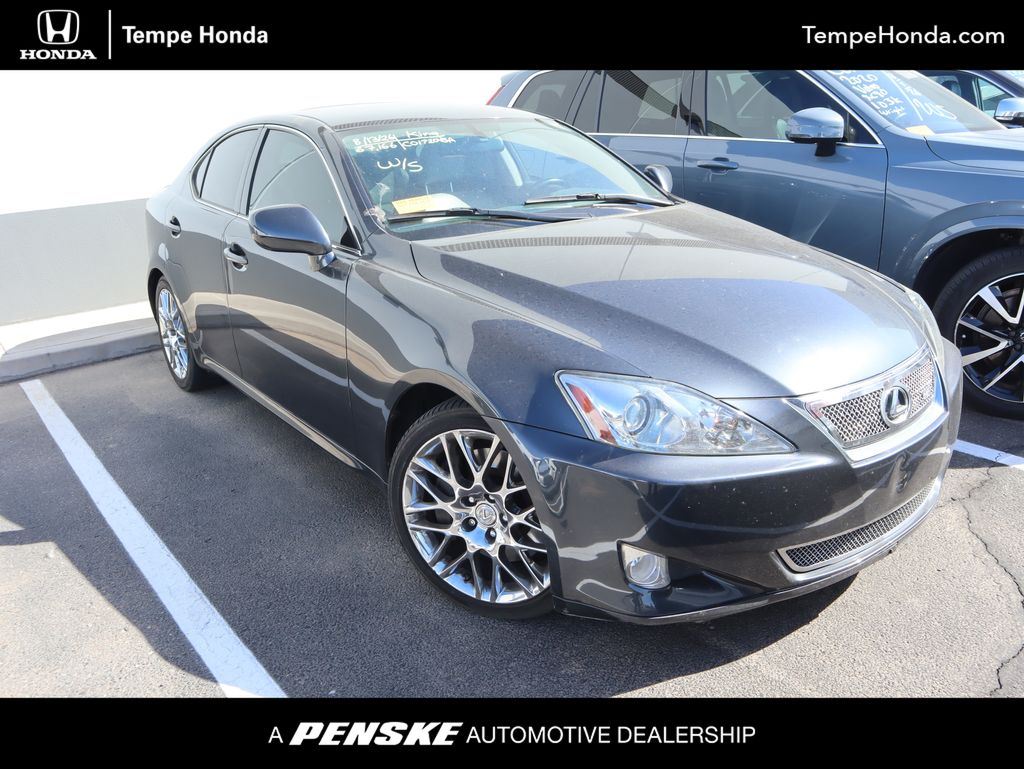 Gray 2008 Lexus IS Sedan Rear-Wheel Drive 6-Speed Automatic