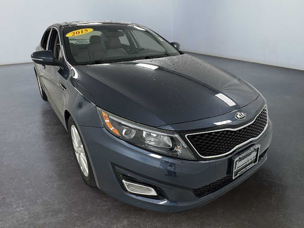 Smokey Blue 2015 Kia Optima EX Sedan Front-Wheel Drive 6-Speed Automatic