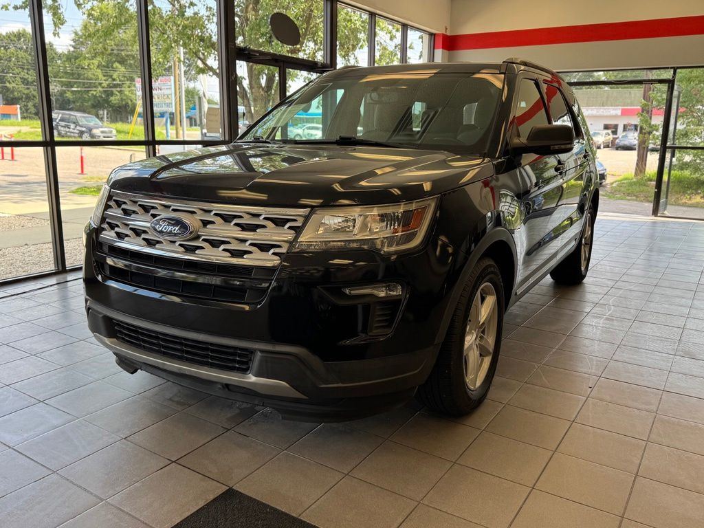 Black Metallic 2019 Ford Explorer SUV / Crossover Front-Wheel Drive 6-Speed Automatic