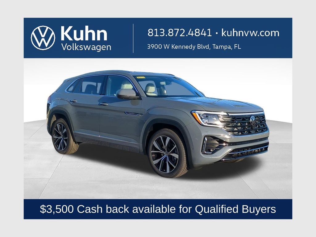 Pure Gray 2026 Volkswagen Atlas Cross Sport SUV / Crossover All-Wheel Drive 8-Speed Automatic