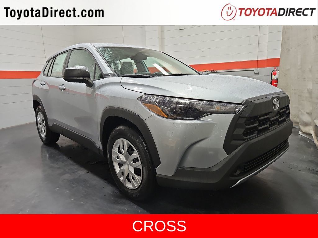 Sonic Silver 2026 Toyota Corolla Cross SUV / Crossover Front-Wheel Drive Continuously Variable Transmission