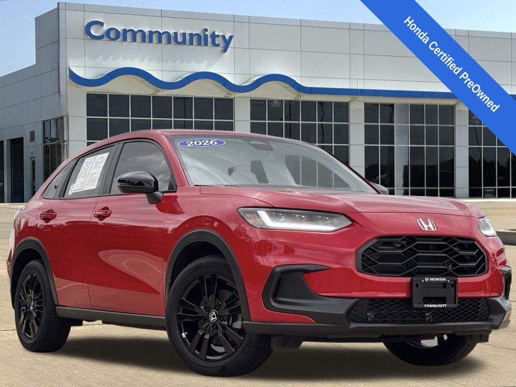 2026 Honda HR-V Sport Red at Wharton Ford