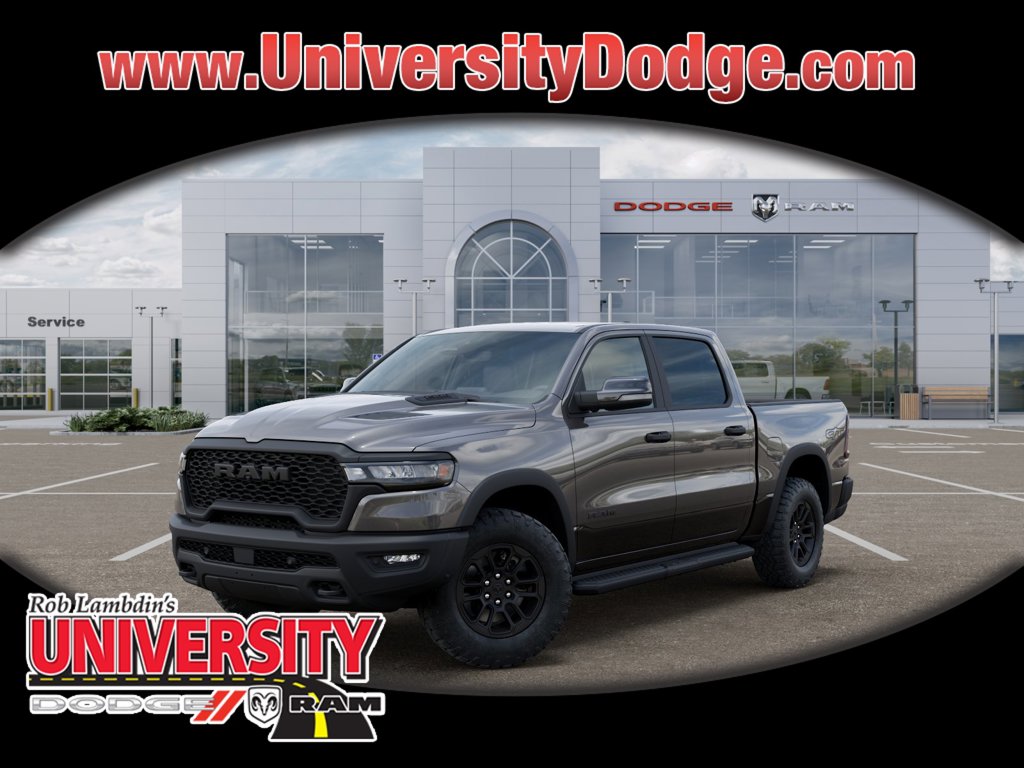 Gray (Granite Crystal Metallic Clearcoat) 2026 RAM 1500 Pickup Truck Four-Wheel Drive 8-Speed Automatic