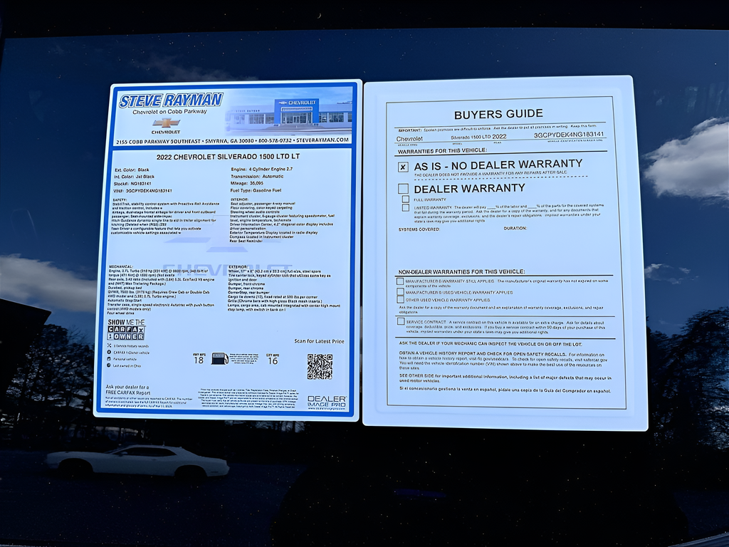 Used 2022 Chevrolet Silverado 1500 LTD LT 4D Crew Cab