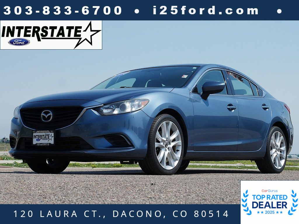 Blue Reflex Mica 2014 Mazda MAZDA6 Sedan Front-Wheel Drive 6-Speed Automatic