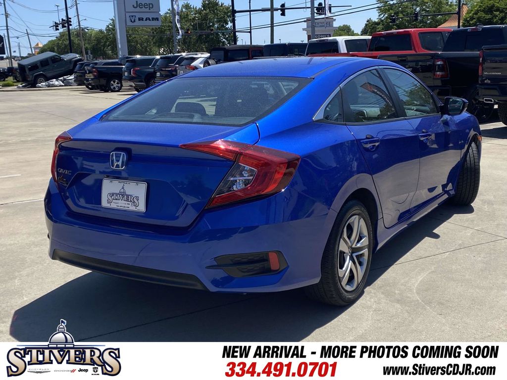 2017 Aegean Blue Metallic Honda Civic LX FWD Sedan