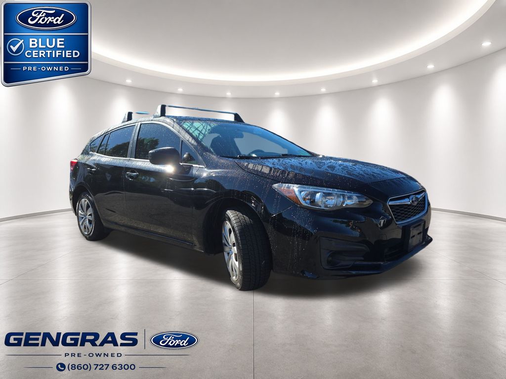 Crystal Black Silica 2018 Subaru Impreza Hatchback All-Wheel Drive 5-Speed Manual