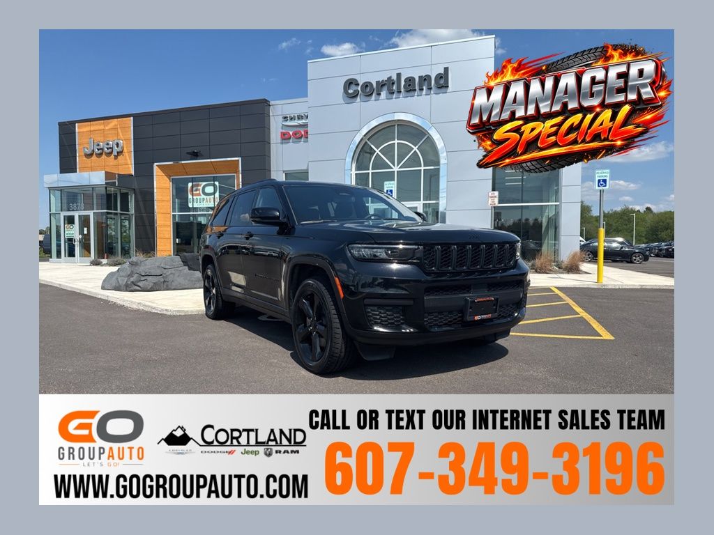 Diamond Black Crystal Pearlcoat 2023 Jeep Grand Cherokee L SUV / Crossover Four-Wheel Drive 8-Speed Automatic