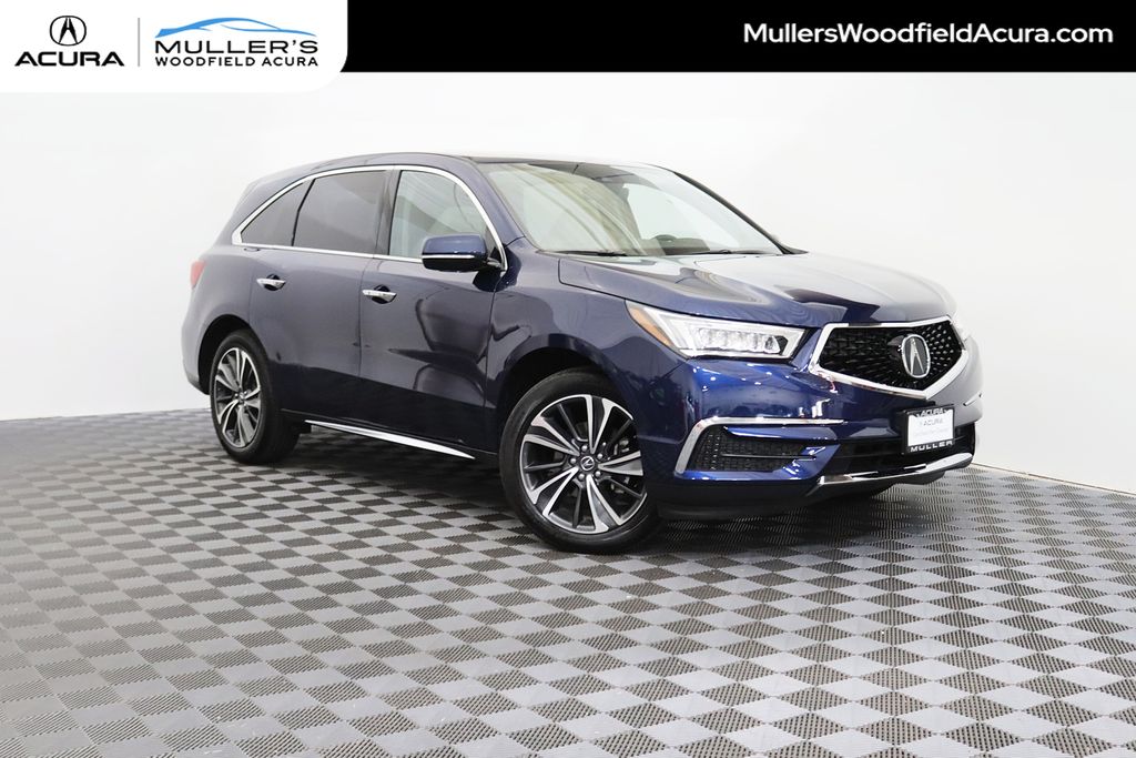 Fathom Blue Pearl 2020 Acura MDX SUV / Crossover All-Wheel Drive 9-Speed Automatic