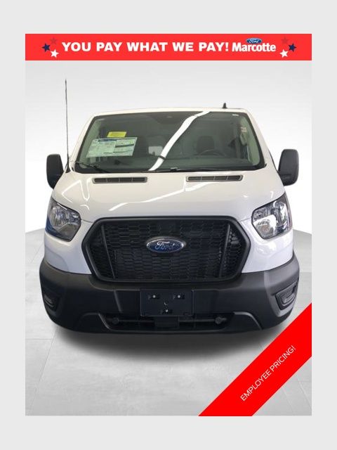 Oxford White 2025 Ford Transit Cargo 350 Low Roof RWD Van Rear-Wheel Drive Automatic