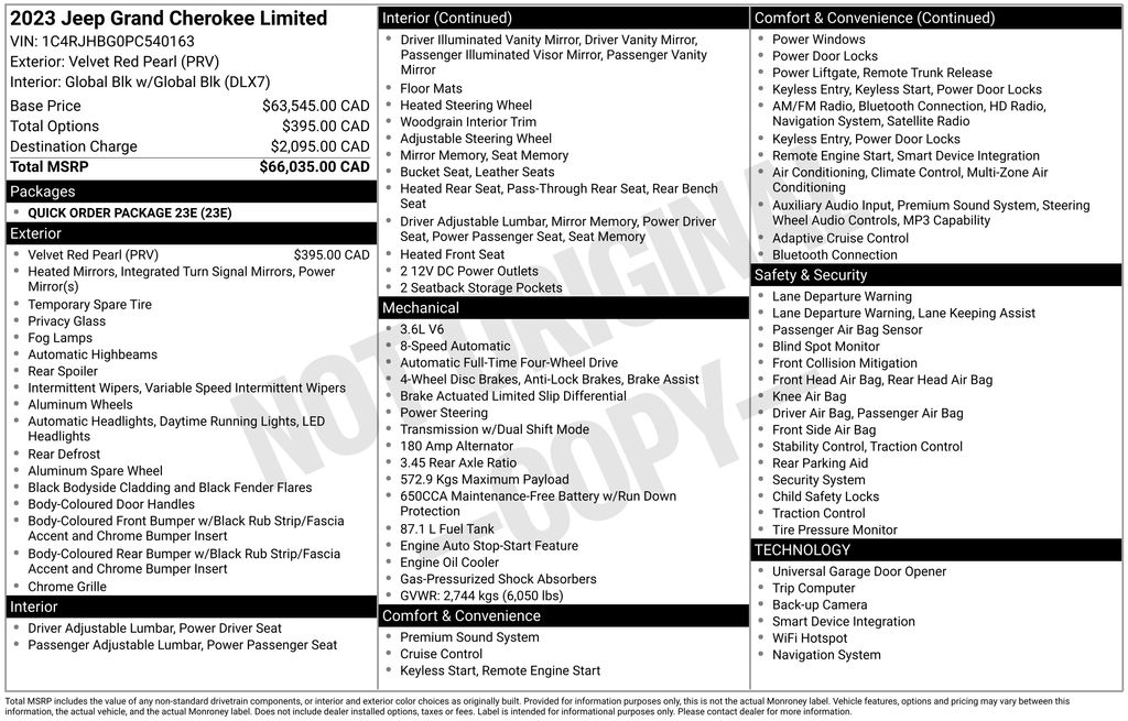Used 2023 Jeep Grand Cherokee SUV