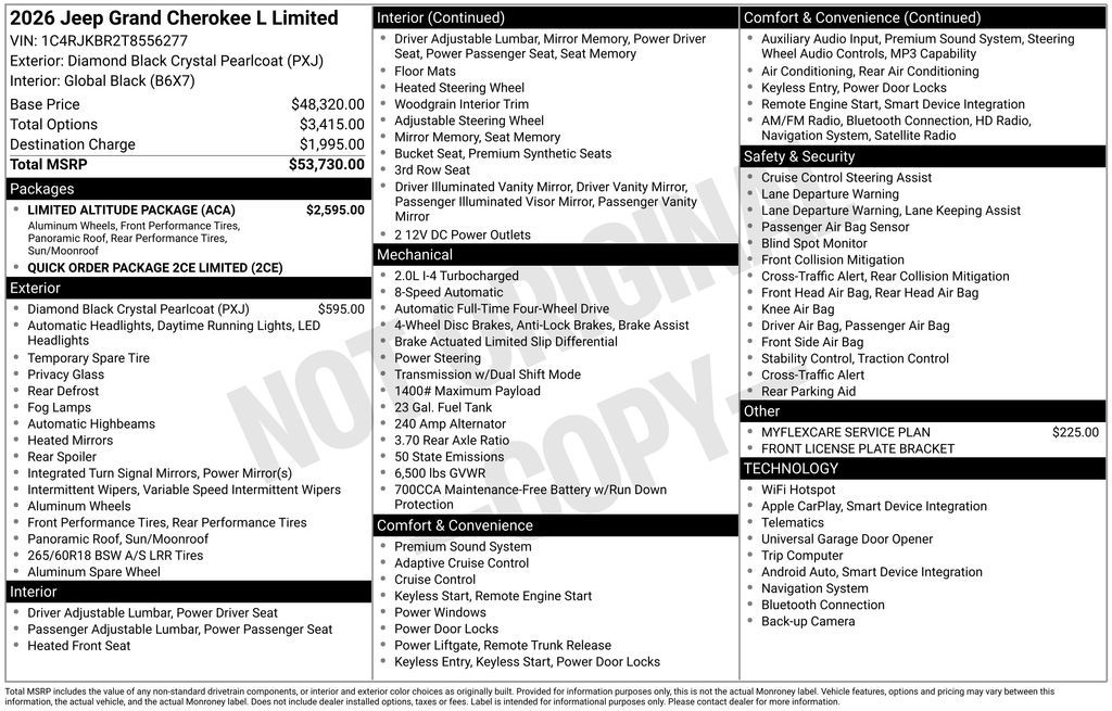 Used 2026 Black Jeep Limited image 64