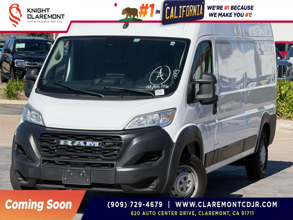 2023 RAM ProMaster 2500 159 High Roof Cargo Van FWD