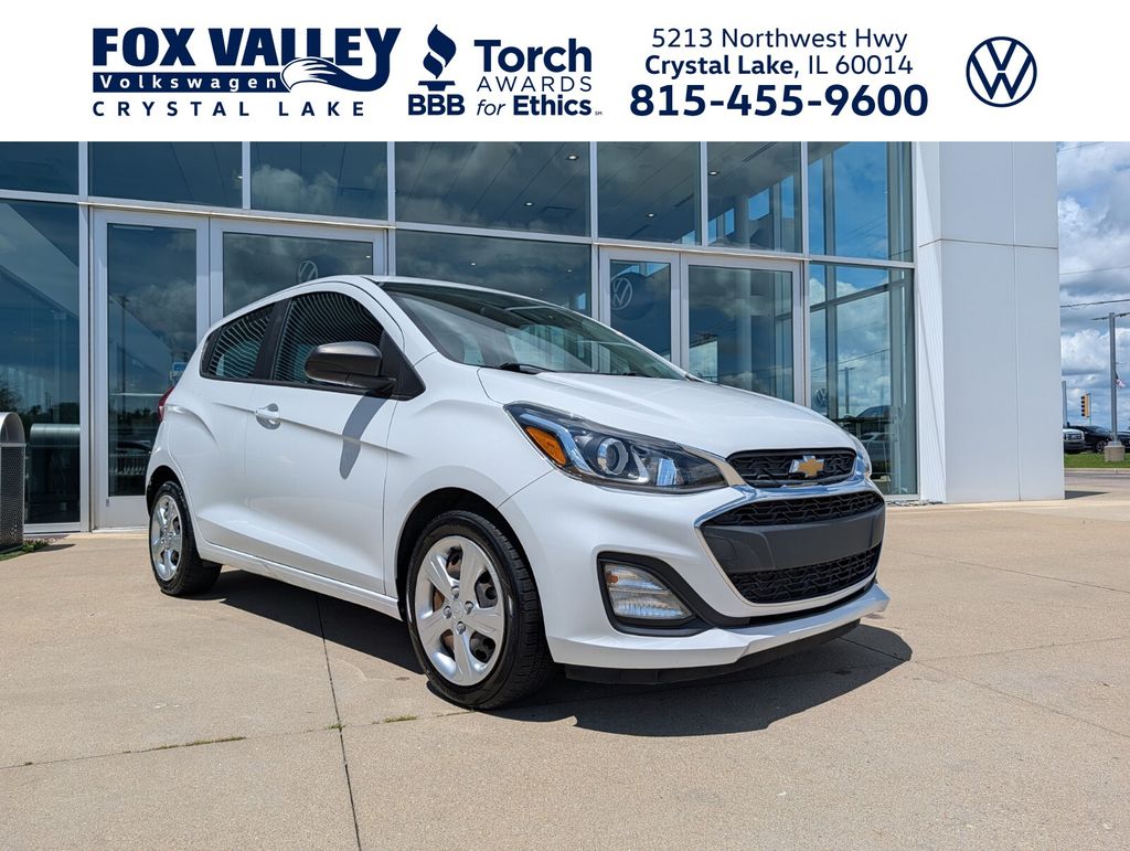 Summit White 2022 Chevrolet Spark Hatchback Front-Wheel Drive Continuously Variable Transmission
