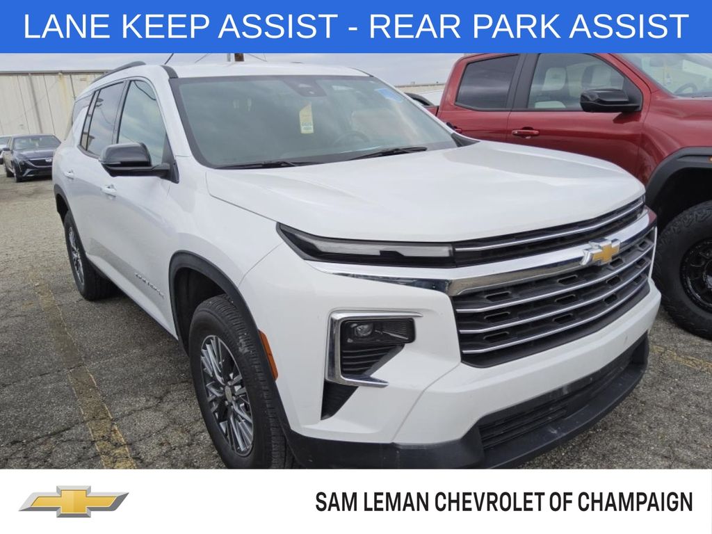 Summit White 2024 Chevrolet Traverse SUV / Crossover Front-Wheel Drive 8-Speed Automatic