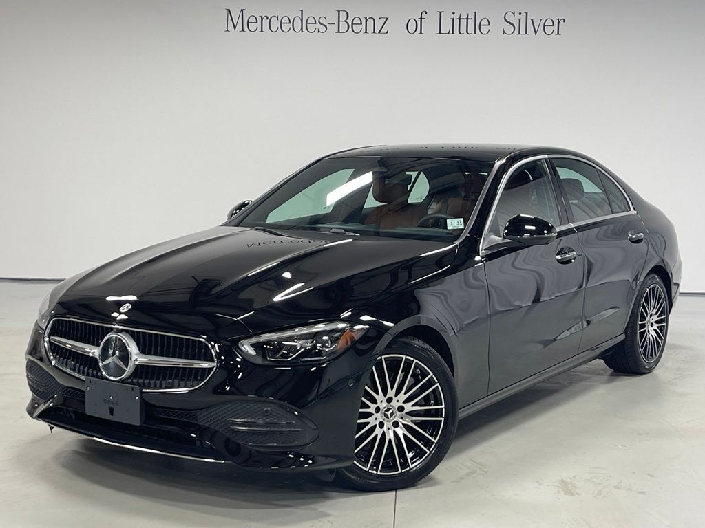 Black 2026 Mercedes-Benz C-Class Sedan All-Wheel Drive 9-Speed Automatic