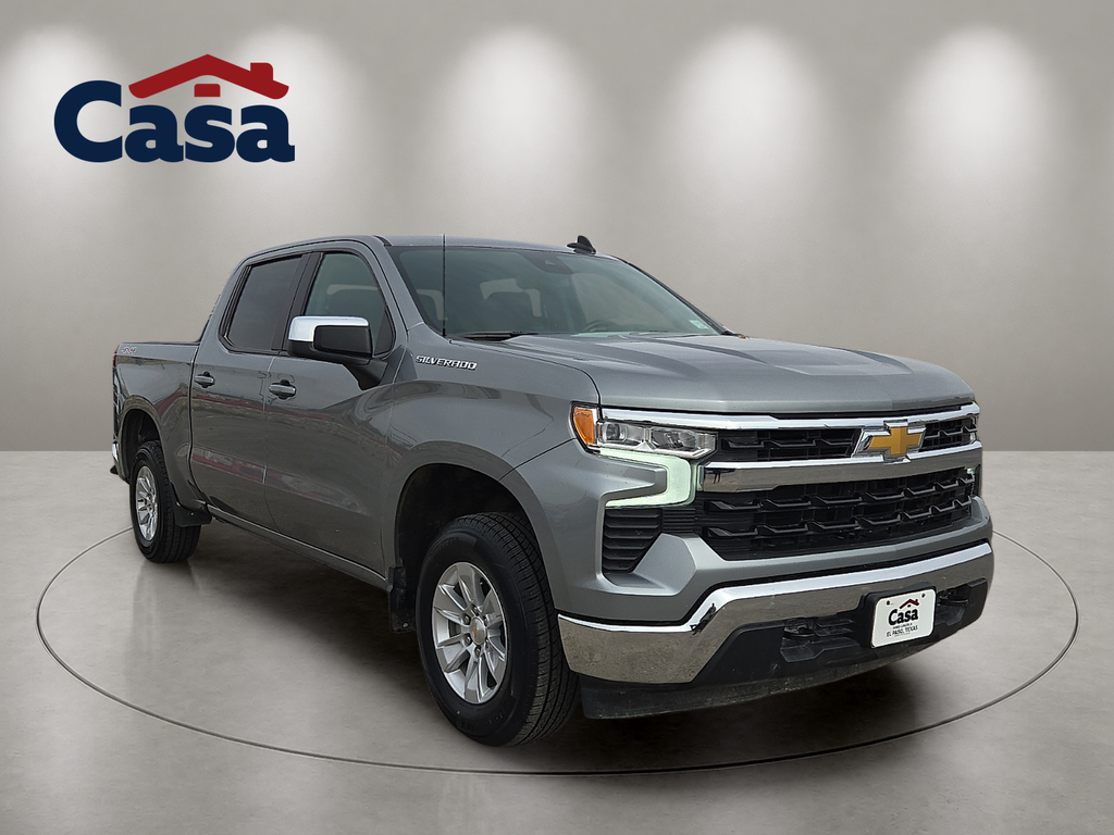 Sterling Gray Metallic 2025 Chevrolet Silverado 1500 Pickup Truck Four-Wheel Drive Automatic