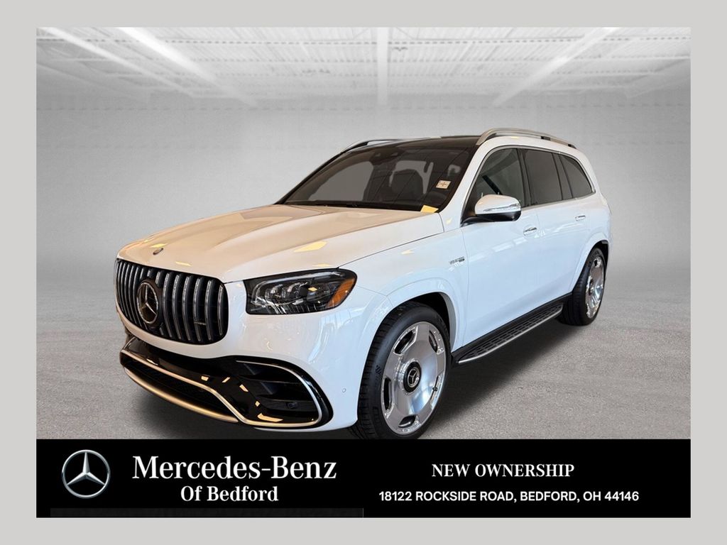 Moonlight White Metallic 2026 Mercedes-Benz GLS SUV / Crossover All-Wheel Drive 9-Speed Automatic