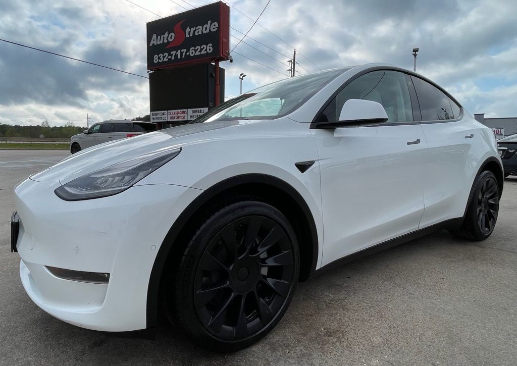 2020 Tesla Model Y Long Range White at Legacy Ford