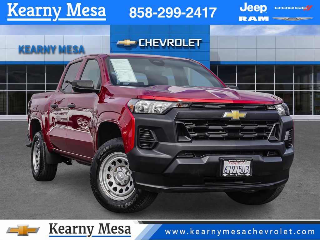 Radiant Red 2023 Chevrolet Colorado Pickup Truck 4X2 8-Speed Automatic
