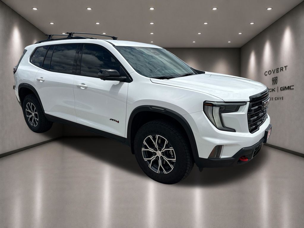 Summit White 2026 GMC Acadia AT4 AWD SUV / Crossover Four-Wheel Drive 8-Speed Automatic
