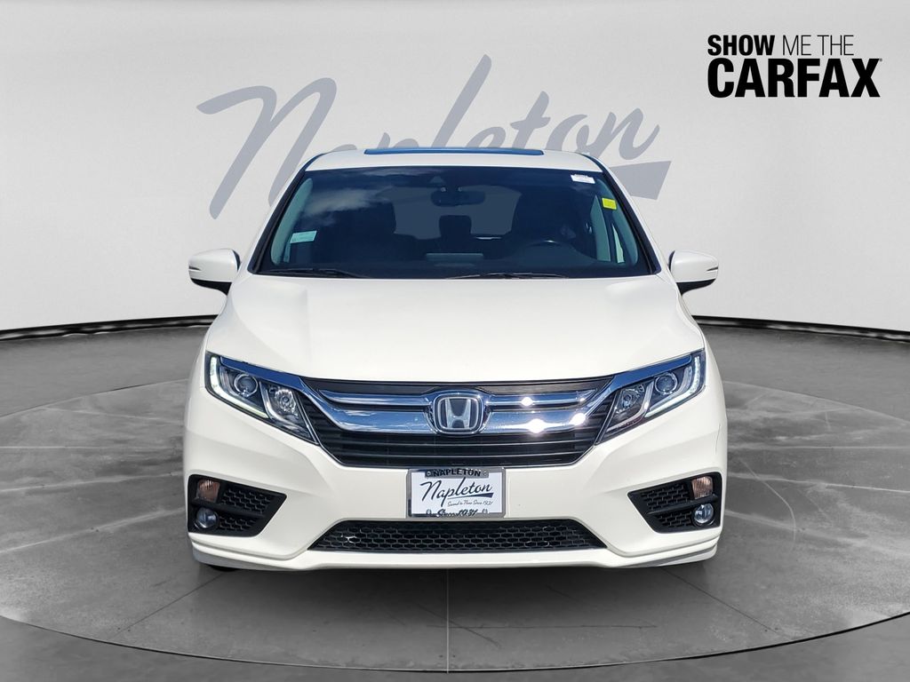 White Diamond Pearl 2019 Honda Odyssey EX-L FWD Minivan Front-Wheel Drive 9-Speed Automatic