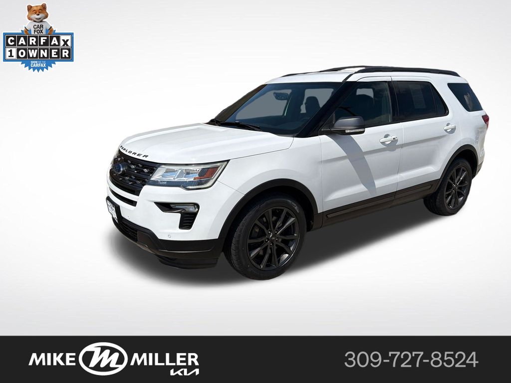Oxford White 2018 Ford Explorer SUV / Crossover All-Wheel Drive 6-Speed Automatic