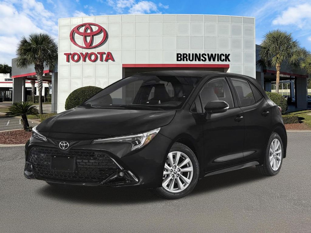 Midnight Black Metallic 2023 Toyota Corolla Hatchback Hatchback Front-Wheel Drive Continuously Variable Transmission