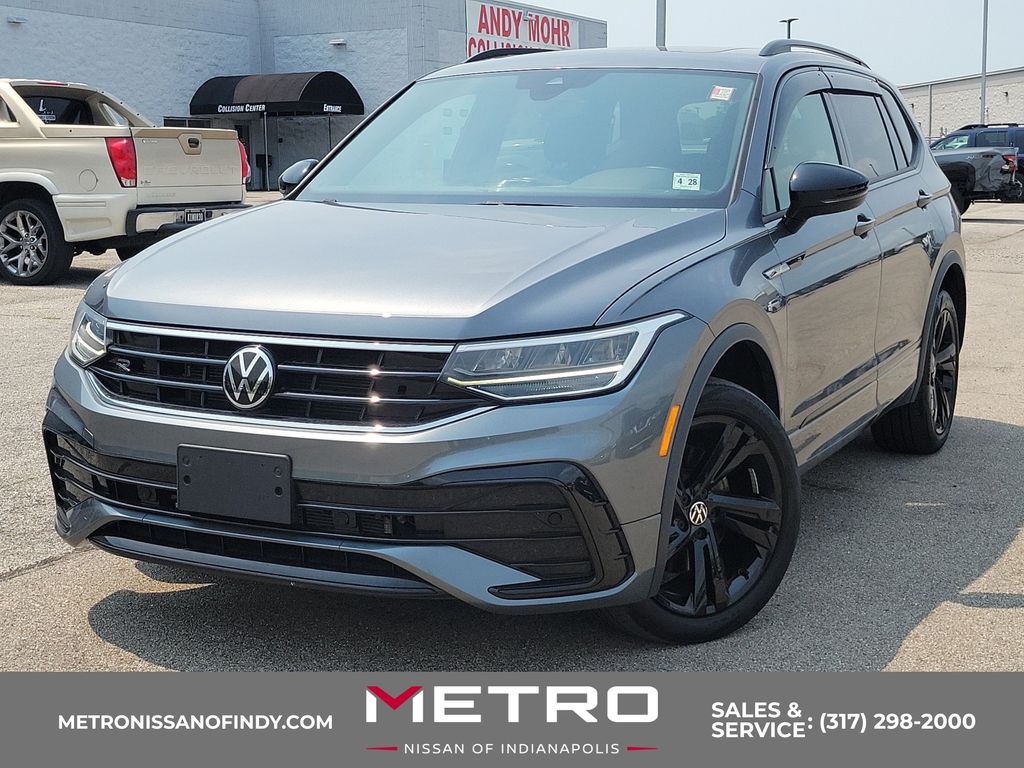 Platinum Gray Metallic 2023 Volkswagen Tiguan SUV / Crossover All-Wheel Drive 8-Speed Automatic