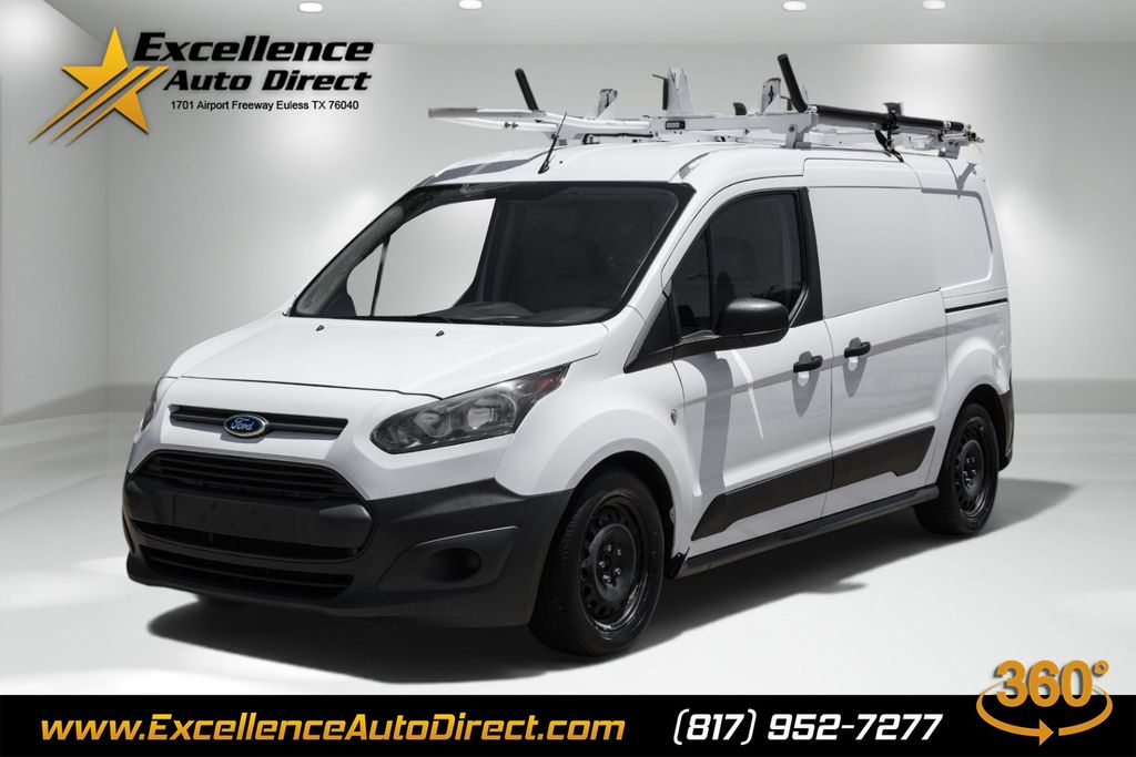 Frozen White 2016 Ford Transit Connect Van Front-Wheel Drive 6-Speed Automatic