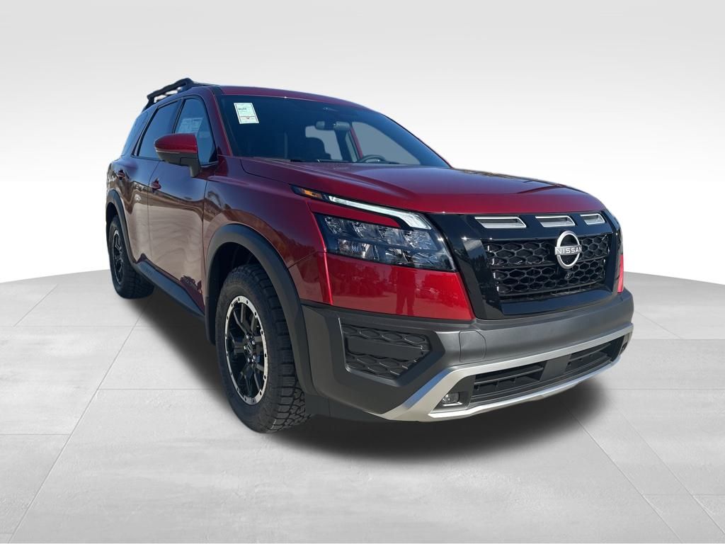 2025 Scarlet Ember Tintcoat Nissan Pathfinder Rock Creek 4X4 SUV