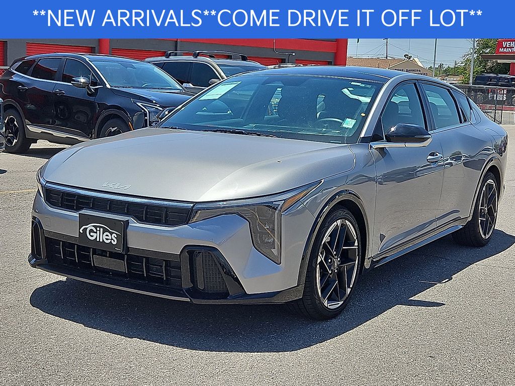 Steel Gray 2025 Kia K4 Sedan Front-Wheel Drive Continuously Variable Transmission