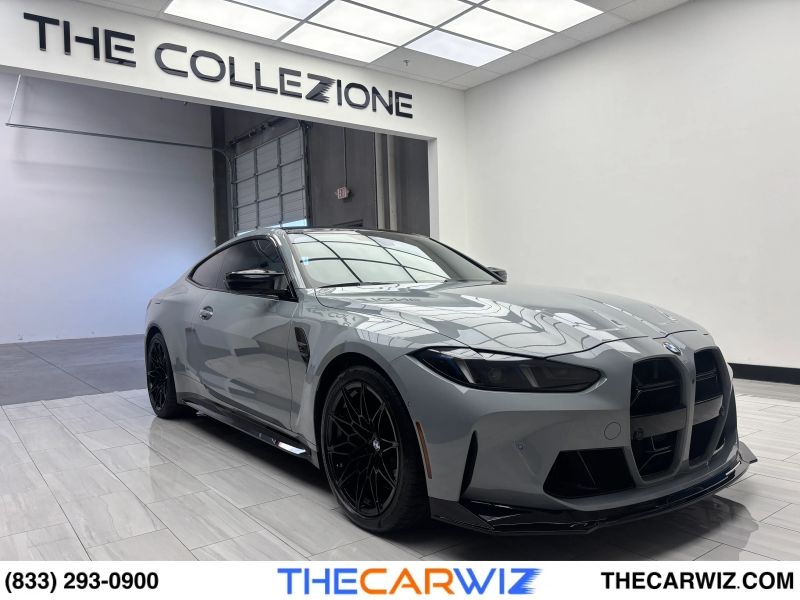 Gray (Brooklyn Grey Metallic) 2025 BMW M4 Competition Coupe RWD Coupe Rear-Wheel Drive 8-Speed Automatic