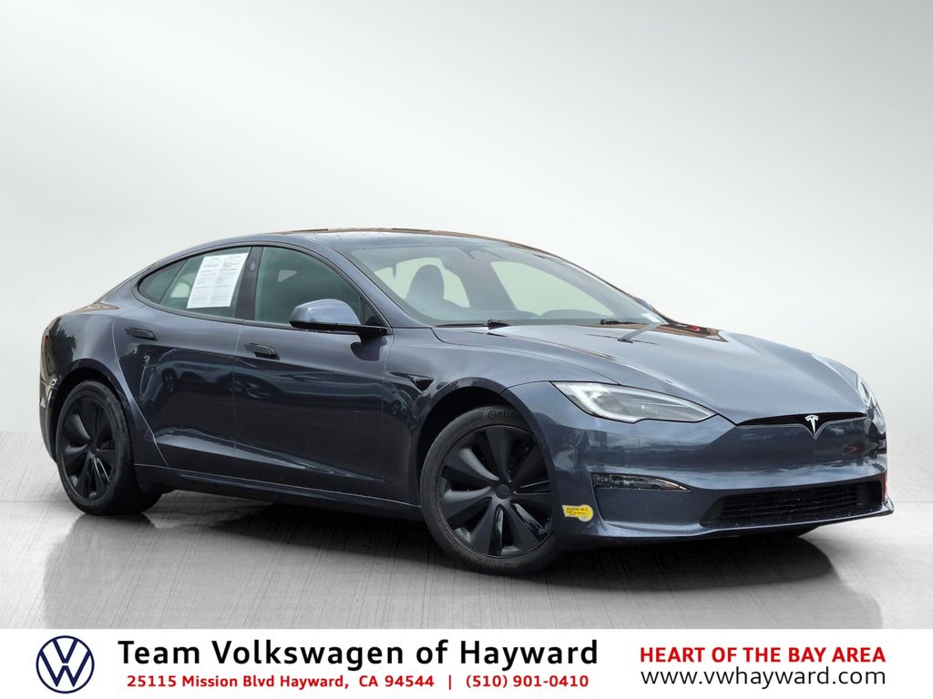 Midnight Silver Metallic 2023 Tesla Model S Standard Range AWD Sedan All-Wheel Drive 1-Speed Automatic