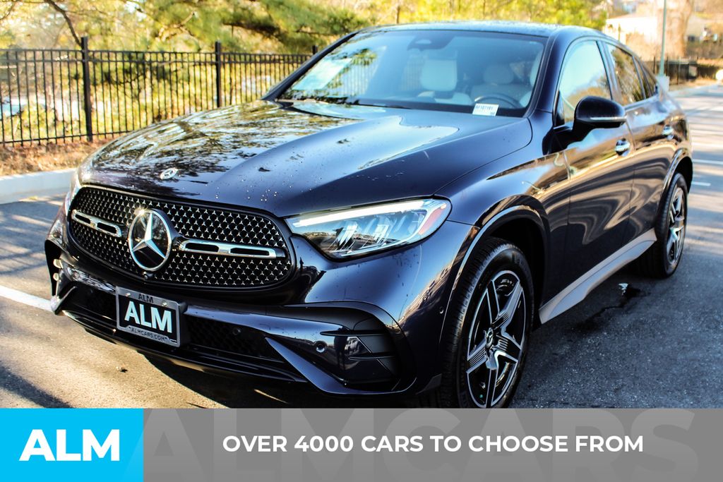 Used 2024 Blue Mercedes-Benz GLC 300 Coupe image 3