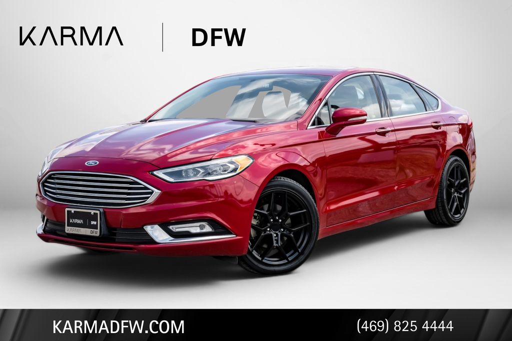 Ruby Red Metallic 2017 Ford Fusion SE Sedan Front-Wheel Drive 6-Speed Automatic