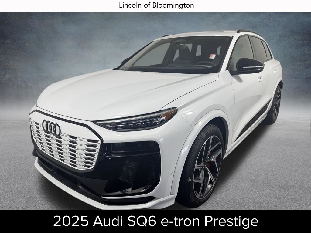 Glacier White 2025 Audi SQ6 e-tron quattro Prestige SUV / Crossover All-Wheel Drive Automatic