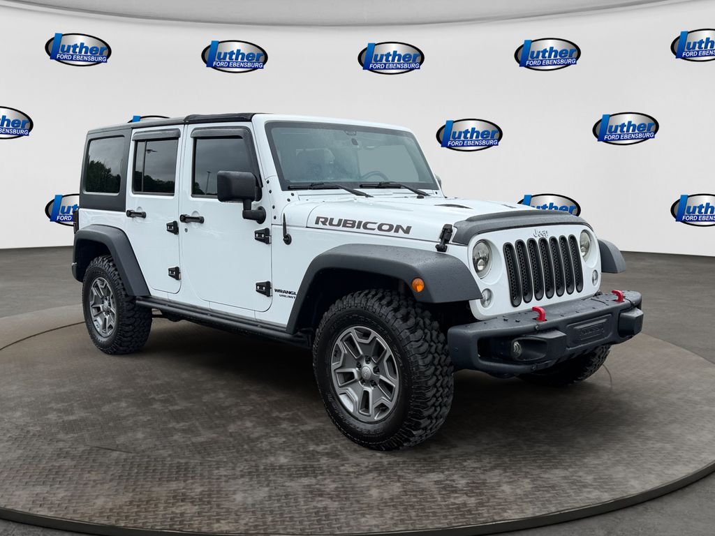2017 Jeep Wrangler Unlimited Rubicon White/off-white at Klick Lewis Buick Chevrolet
