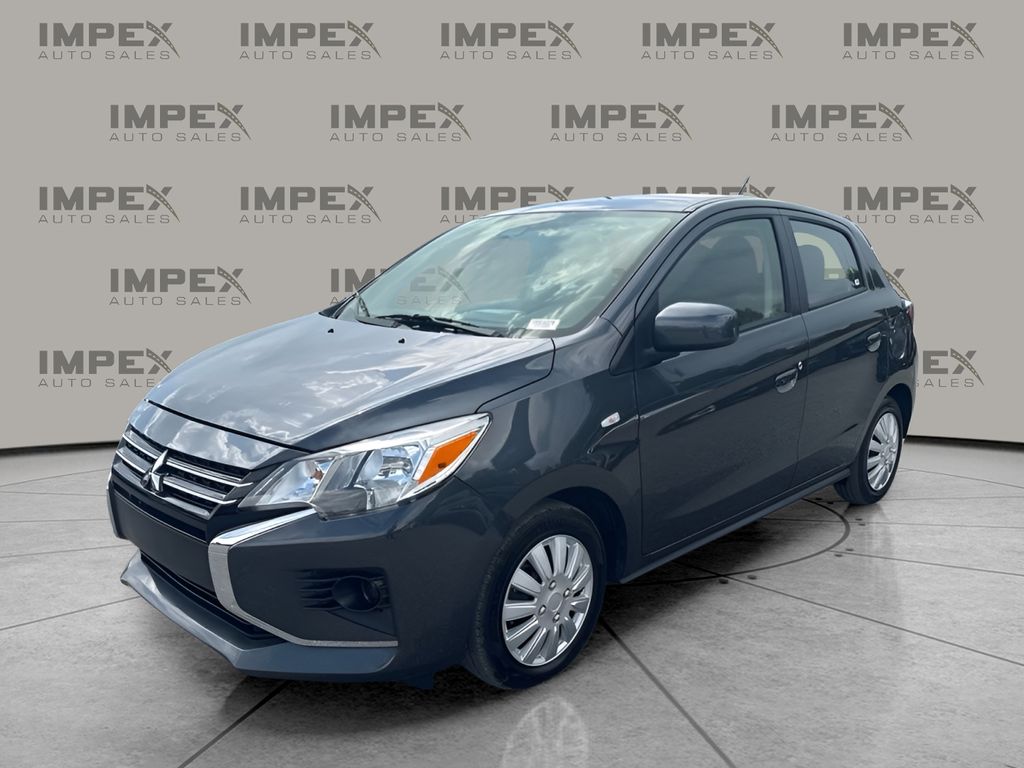 Graphite Gray Metallic 2024 Mitsubishi Mirage Hatchback Front-Wheel Drive Continuously Variable Transmission