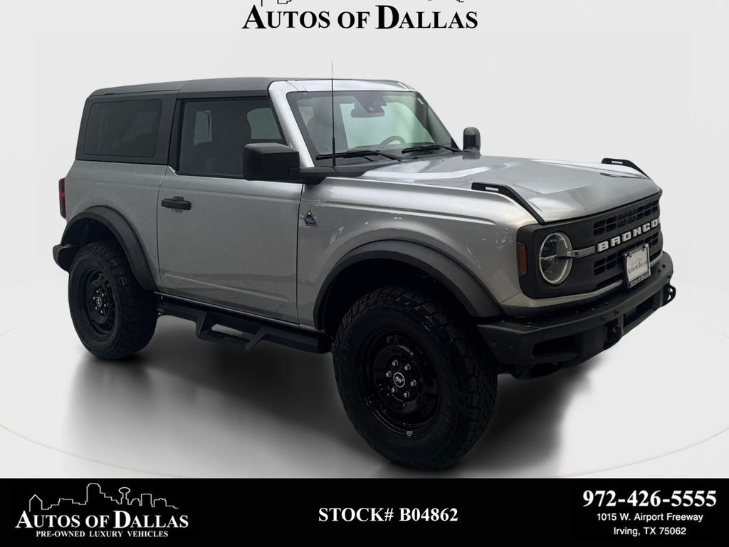 Silver Metallic 2022 Ford Bronco Black Diamond 2-Door 4WD SUV / Crossover Four-Wheel Drive 7-Speed Manual
