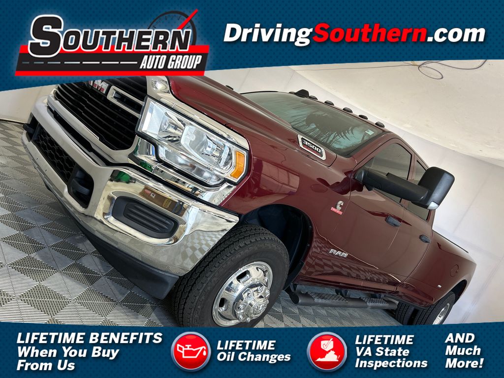 Delmonico Red Pearlcoat 2020 RAM 3500 Tradesman Crew Cab LB DRW 4WD Pickup Truck Four-Wheel Drive 6-Speed Automatic