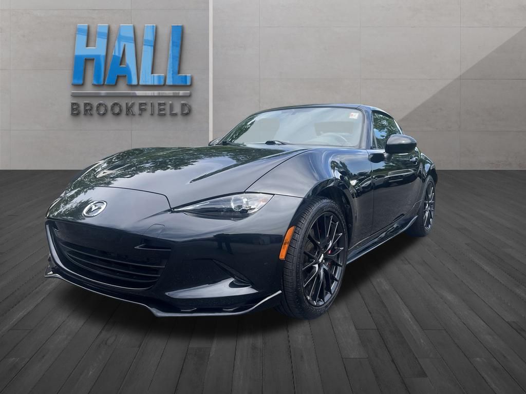 Jet Black Mica 2017 Mazda MX-5 Miata Convertible Rear-Wheel Drive 6-Speed Manual