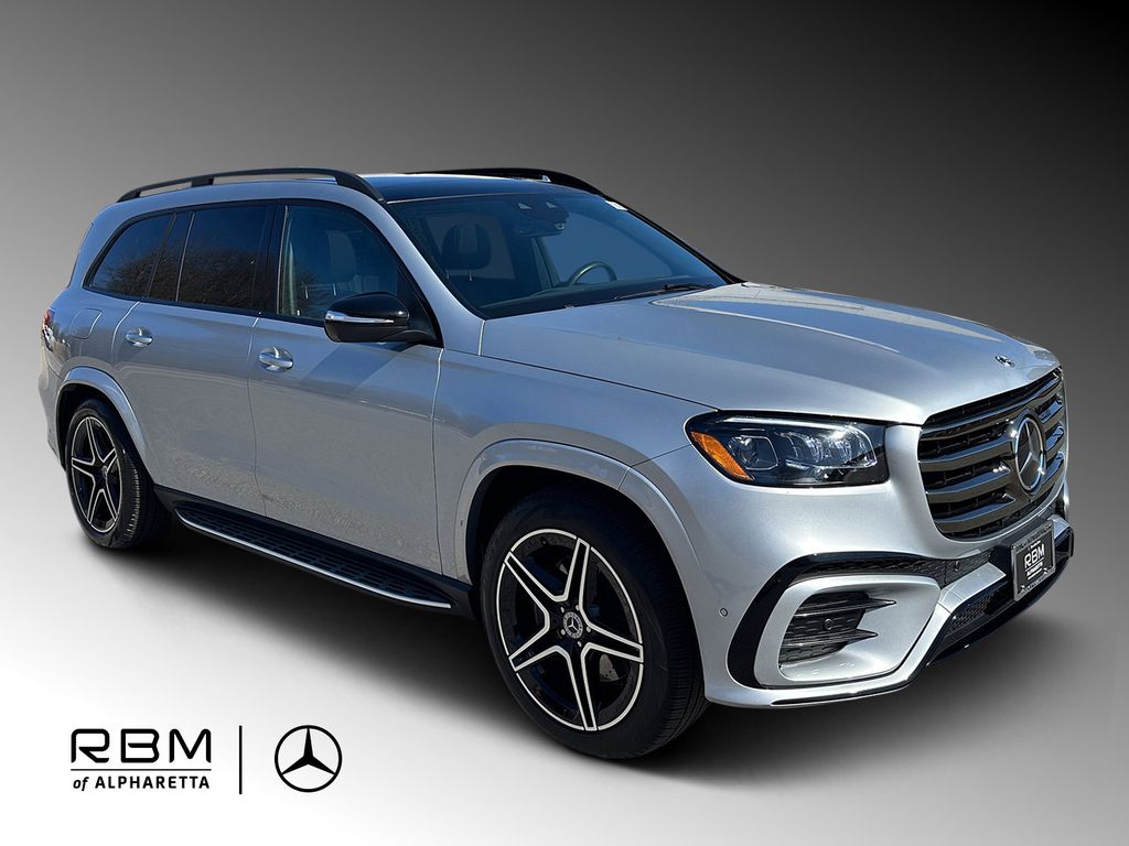 Silver 2025 Mercedes-Benz GLS 450 4MATIC SUV / Crossover All-Wheel Drive 9-Speed Automatic