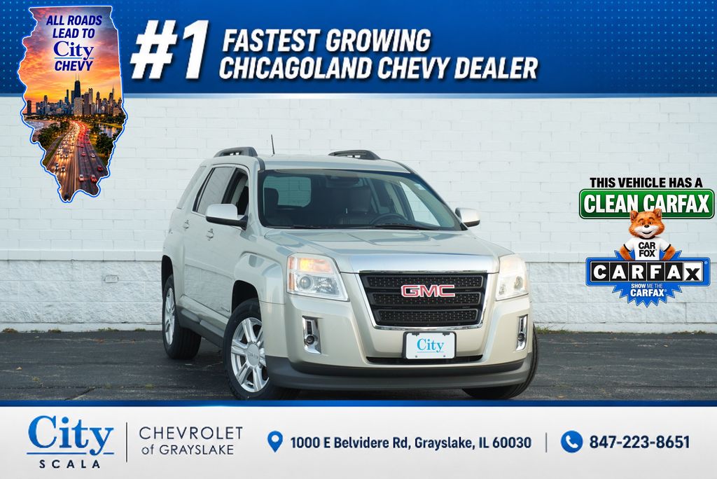 Champagne Silver Metallic 2014 GMC Terrain SUV / Crossover All-Wheel Drive 6-Speed Automatic