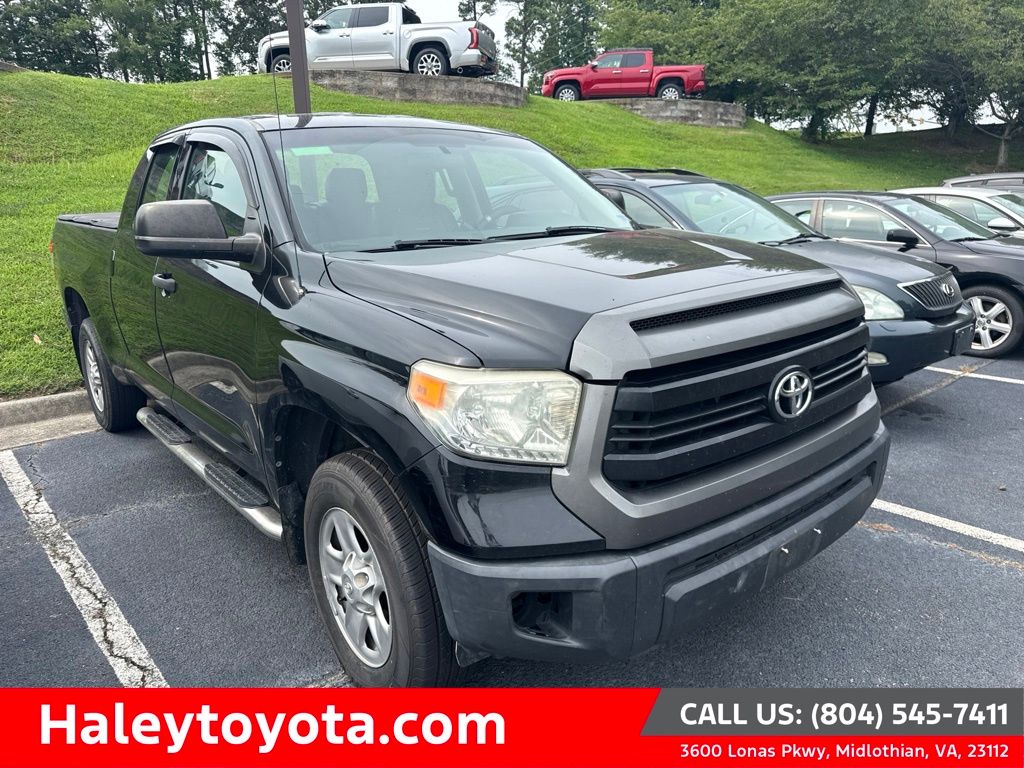 Black 2014 Toyota Tundra Pickup Truck Four-Wheel Drive 6-Speed Automatic Overdrive
