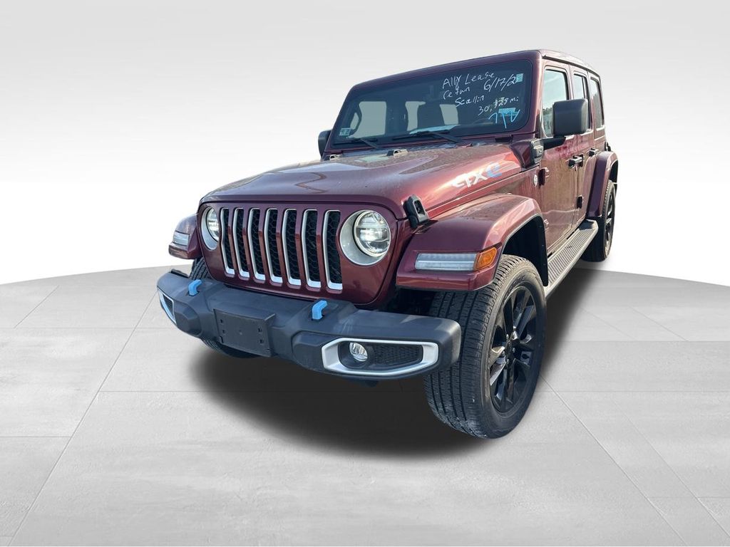 2021 Snazzberry Pearlcoat Jeep Wrangler Unlimited Sahara 4xe 4X4 SUV