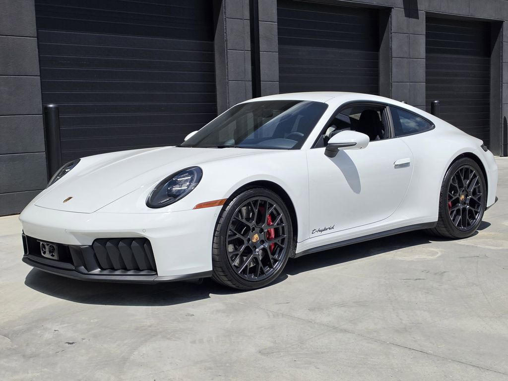 White 2025 Porsche 911 Carrera 4 GTS Coupe AWD Coupe All-Wheel Drive 8-Speed Automatic