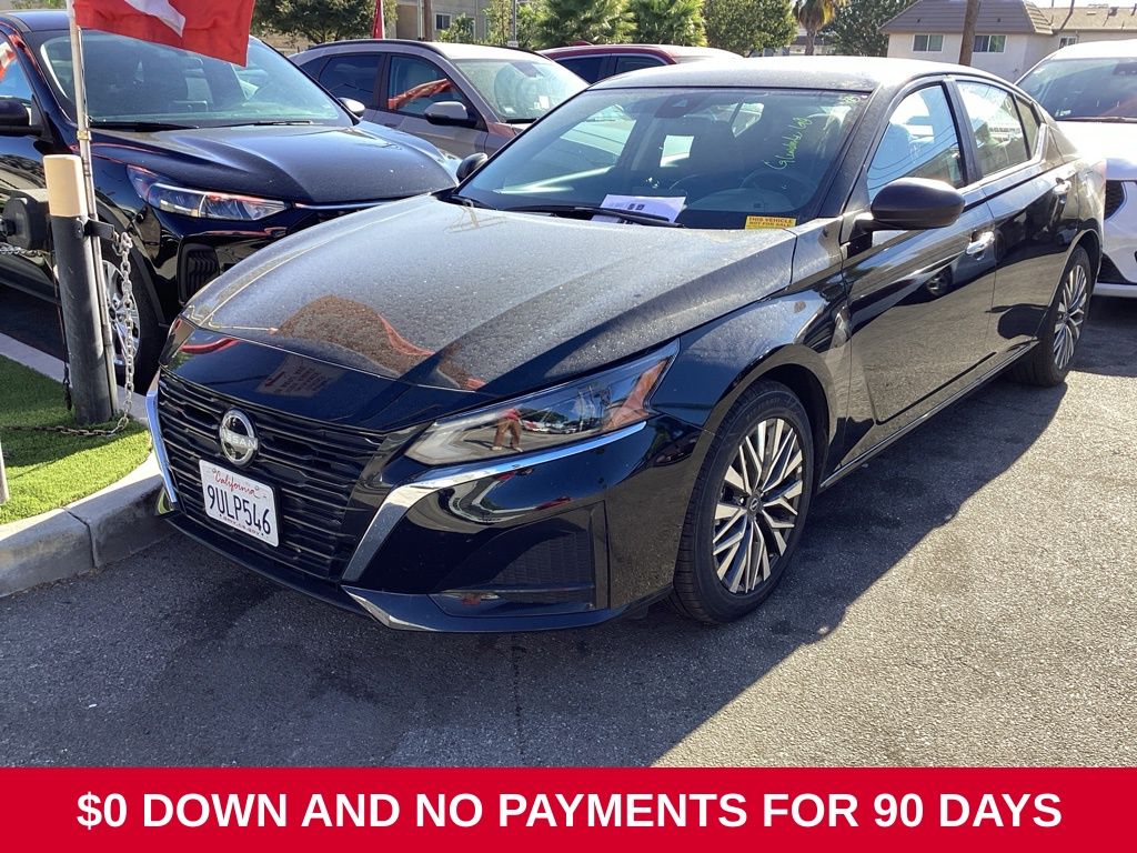 Black 2025 Nissan Altima Sedan Front-Wheel Drive Continuously Variable Transmission