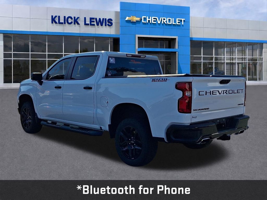 2022 Chevrolet Silverado 1500 Custom Trail Boss White at Carlisle Cadillac Buick GMC