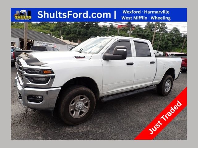 Bright White Clearcoat 2025 RAM 2500 Pickup Truck Four-Wheel Drive 8-Speed Automatic
